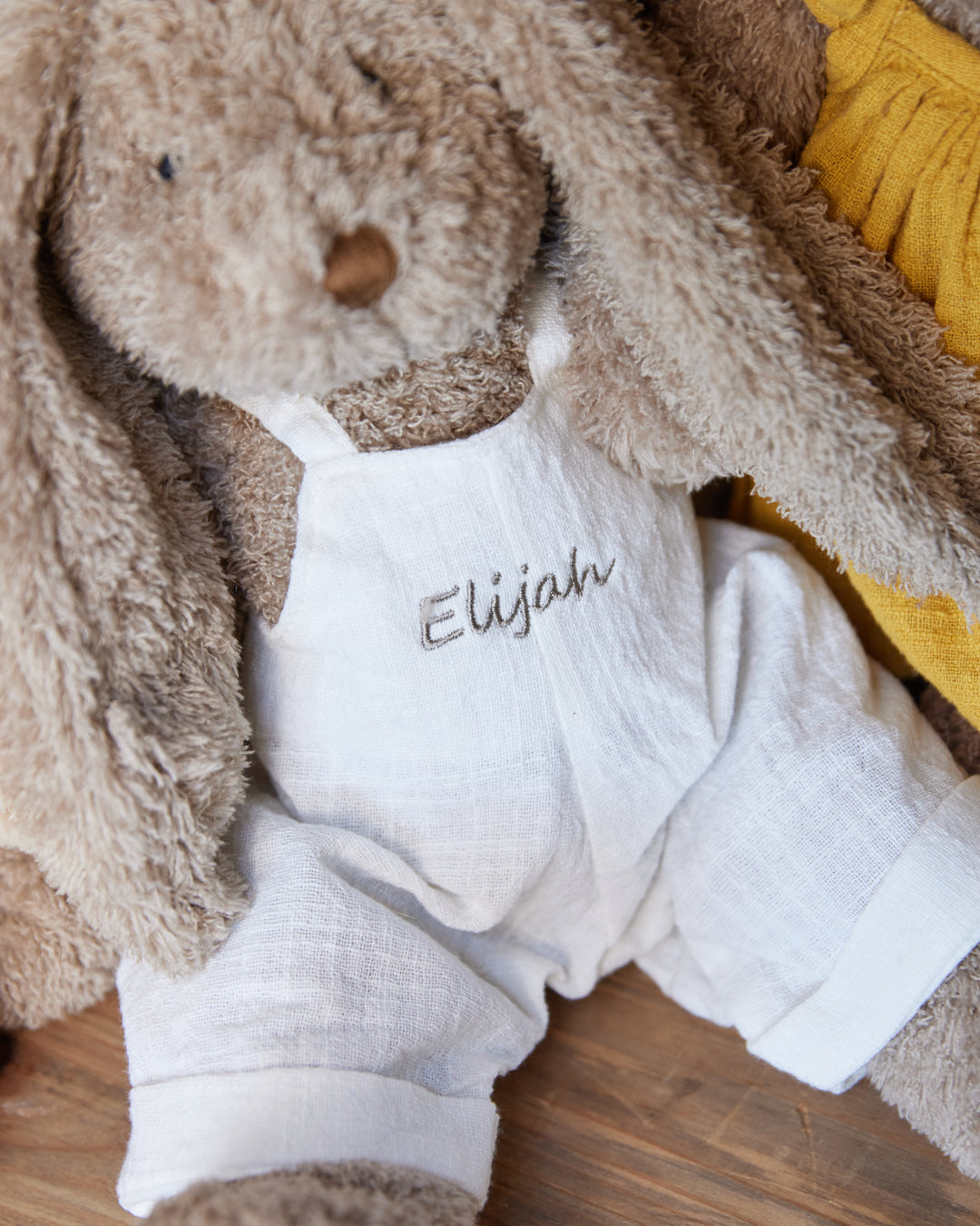 Personalised Mr Honey Bunny - White