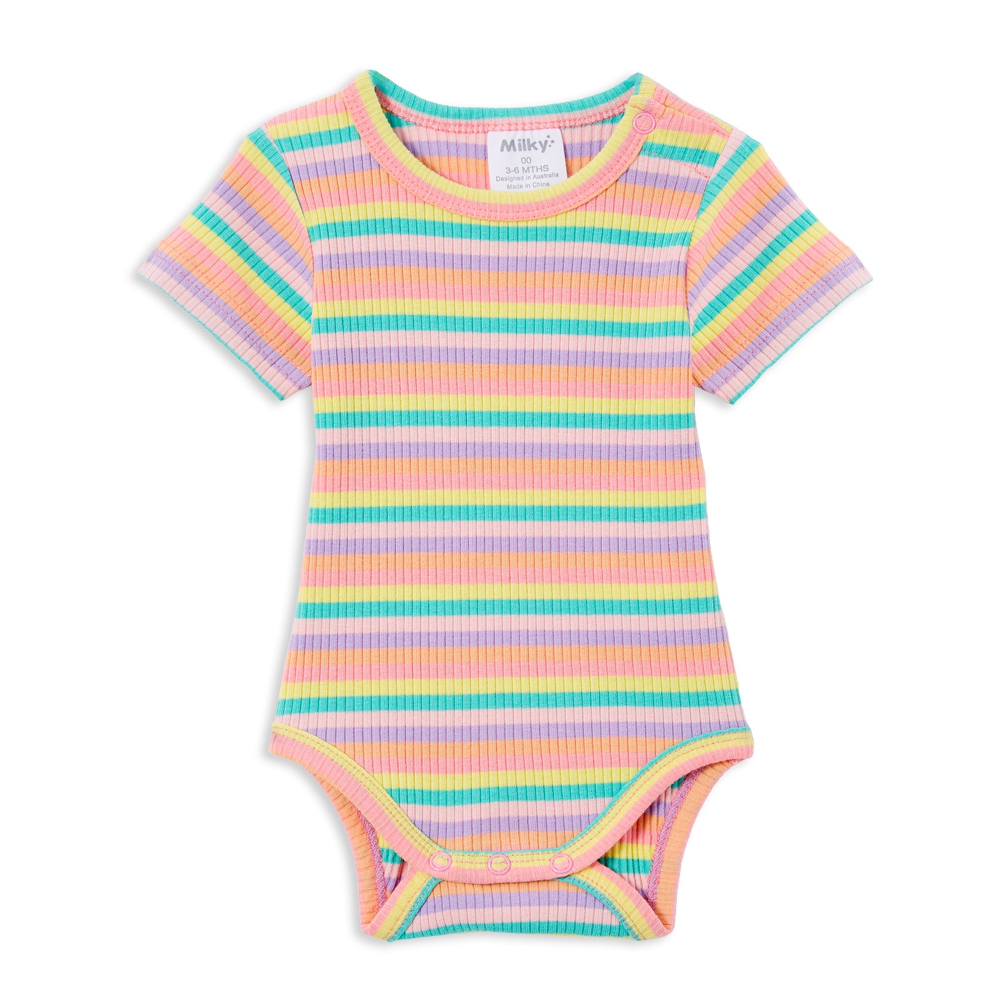 Stripe Rib Bubbysuit