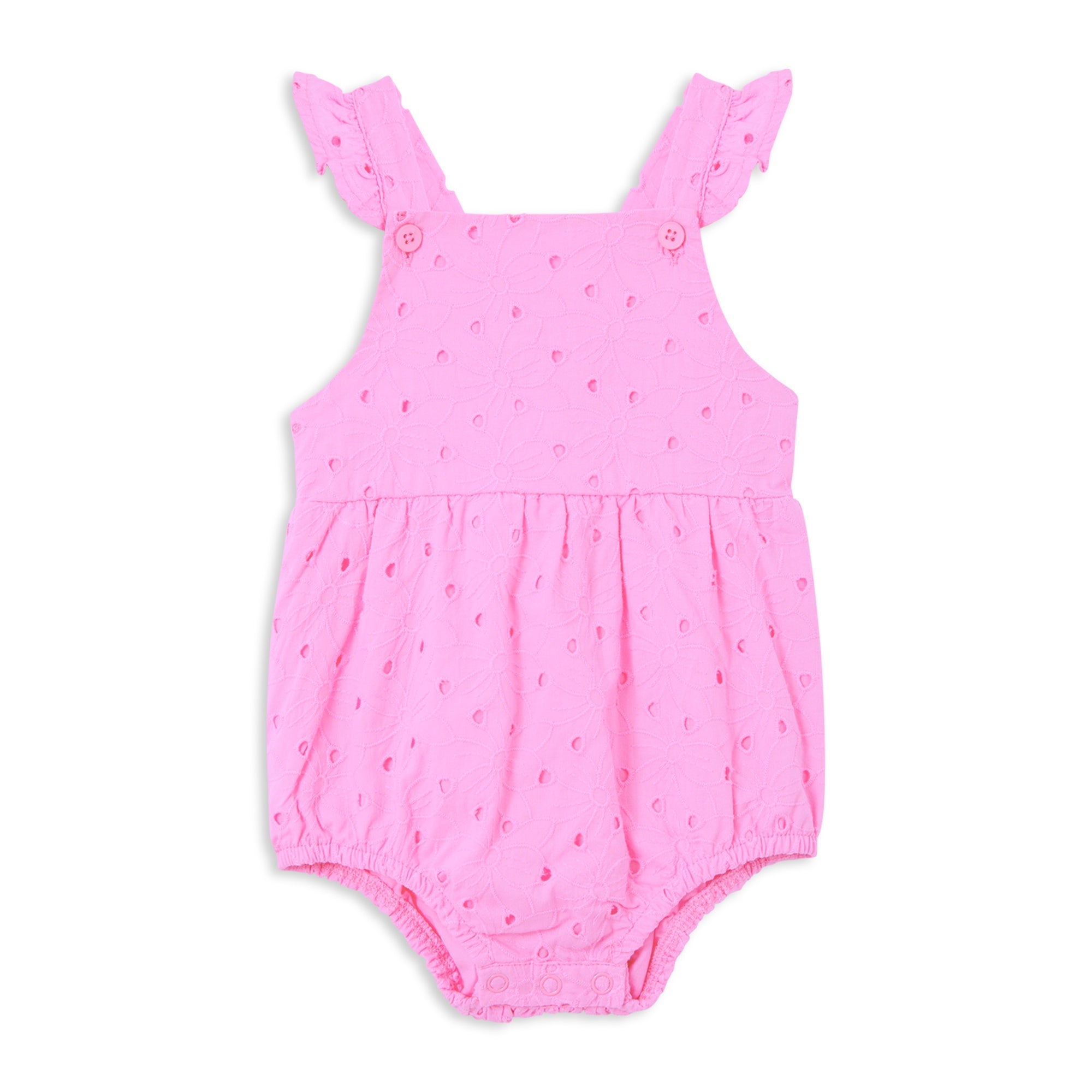 Pink Broderie Playsuit