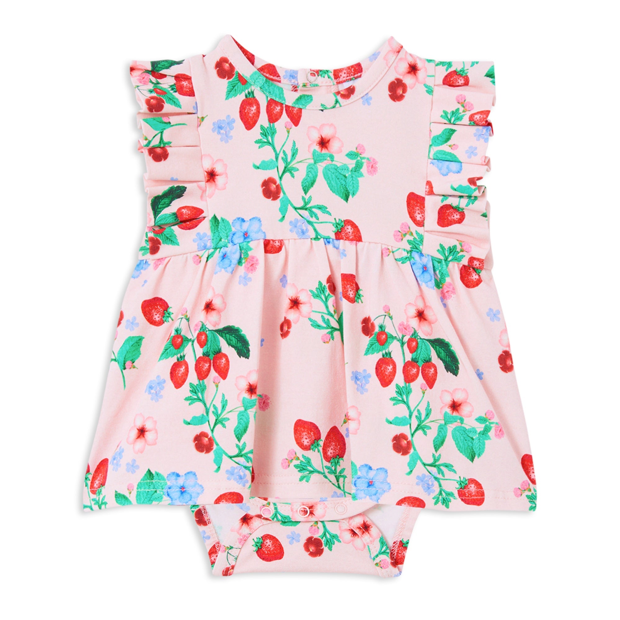 Very Berry Frill Baby Dress