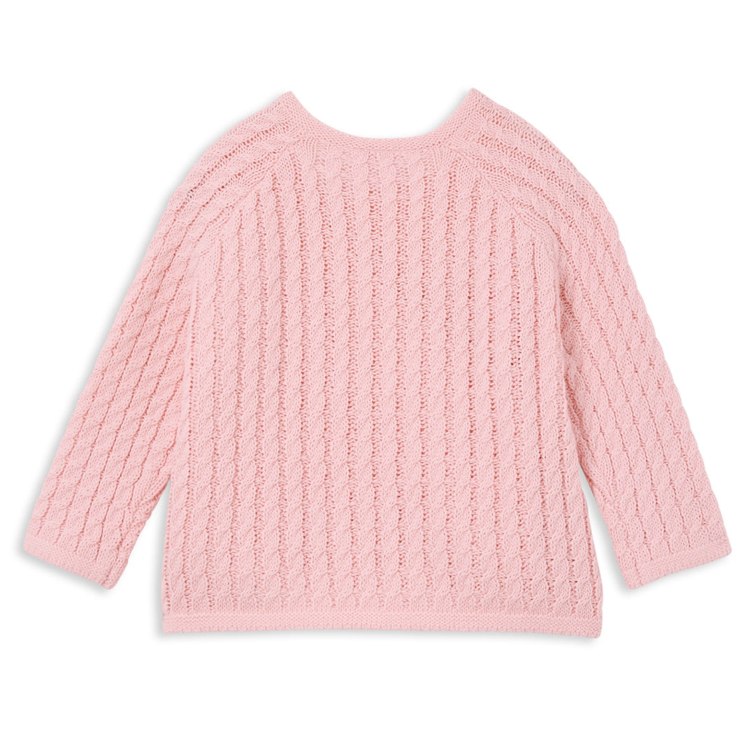 Milky Knit Cardigan - Powder Pink