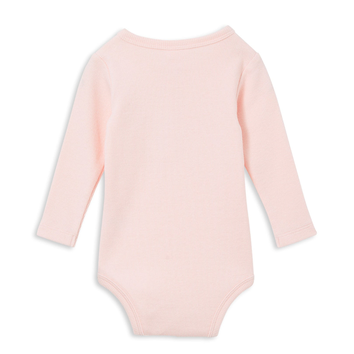 Rib Bubbysuit - Powder Pink