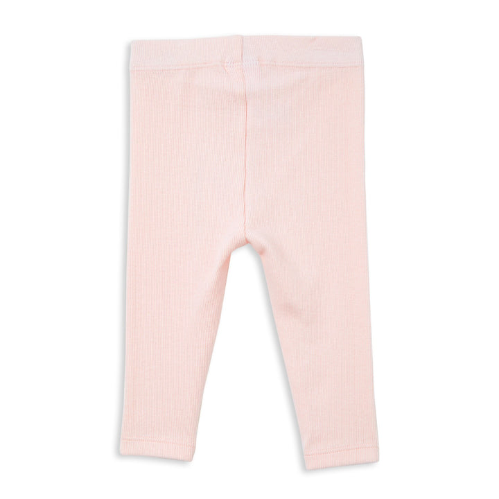 Milky Rib Baby Pant - Powder Pink