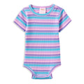 Lilac Stripe Rib Bubbysuit