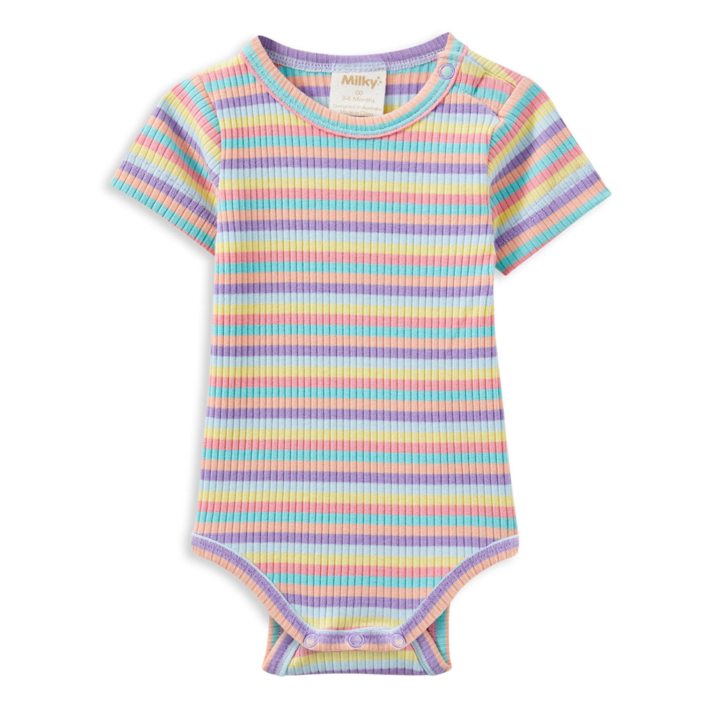 Multi Stripe Rib Bubbysuit