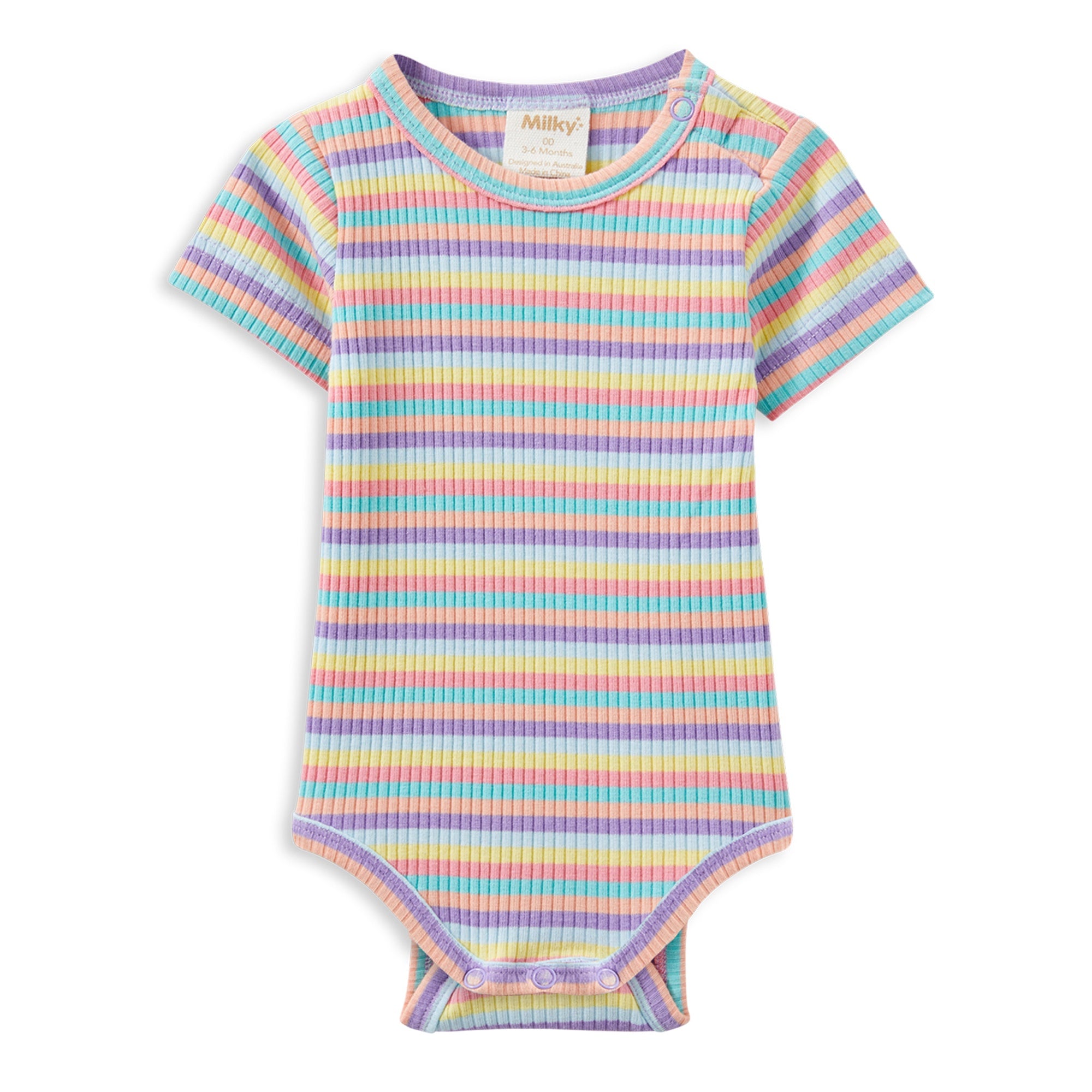 Multi Stripe Rib Bubbysuit