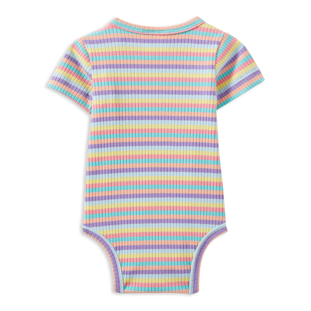 Milky Multi Stripe Rib Bubbysuit