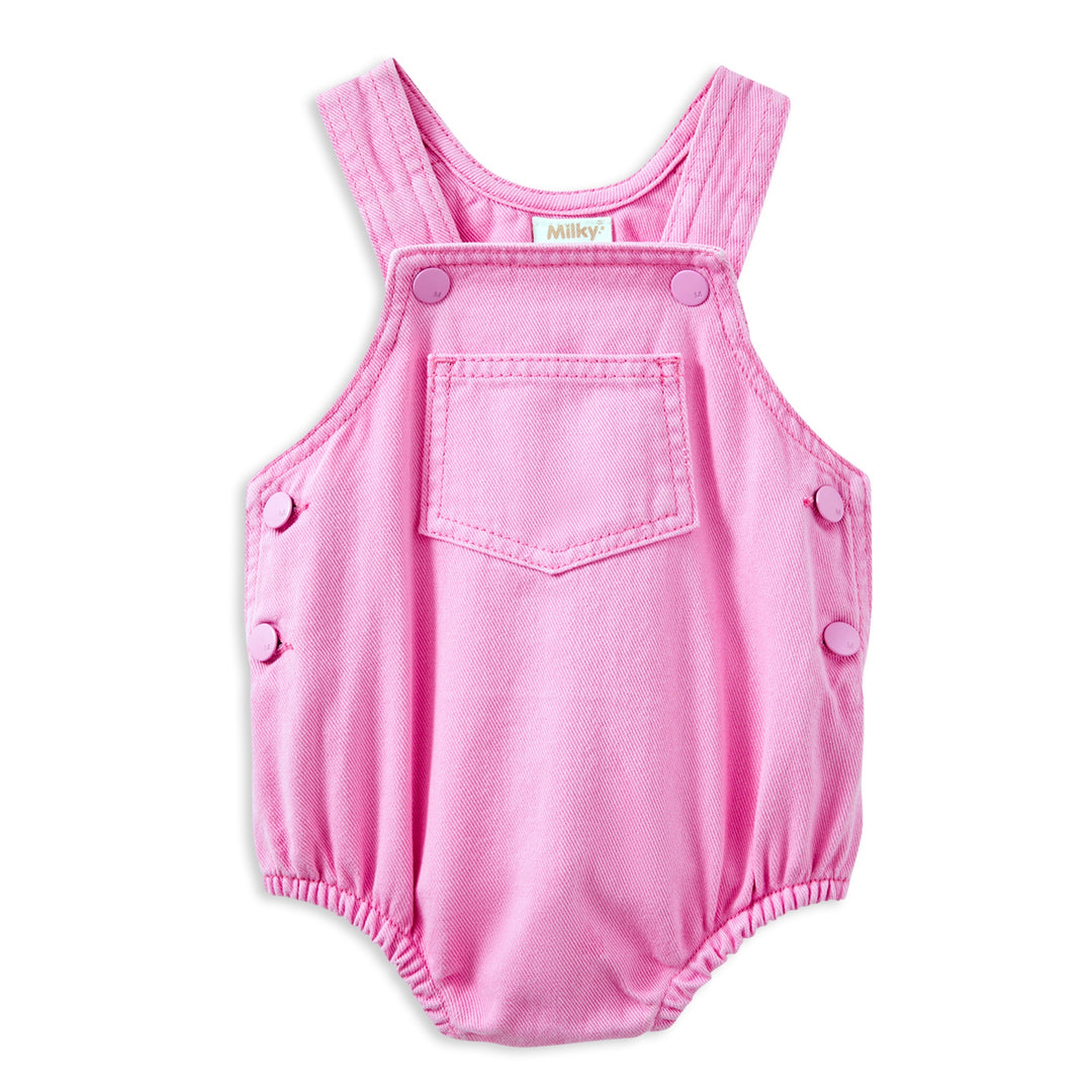 Milky Pink Twill Playsuit