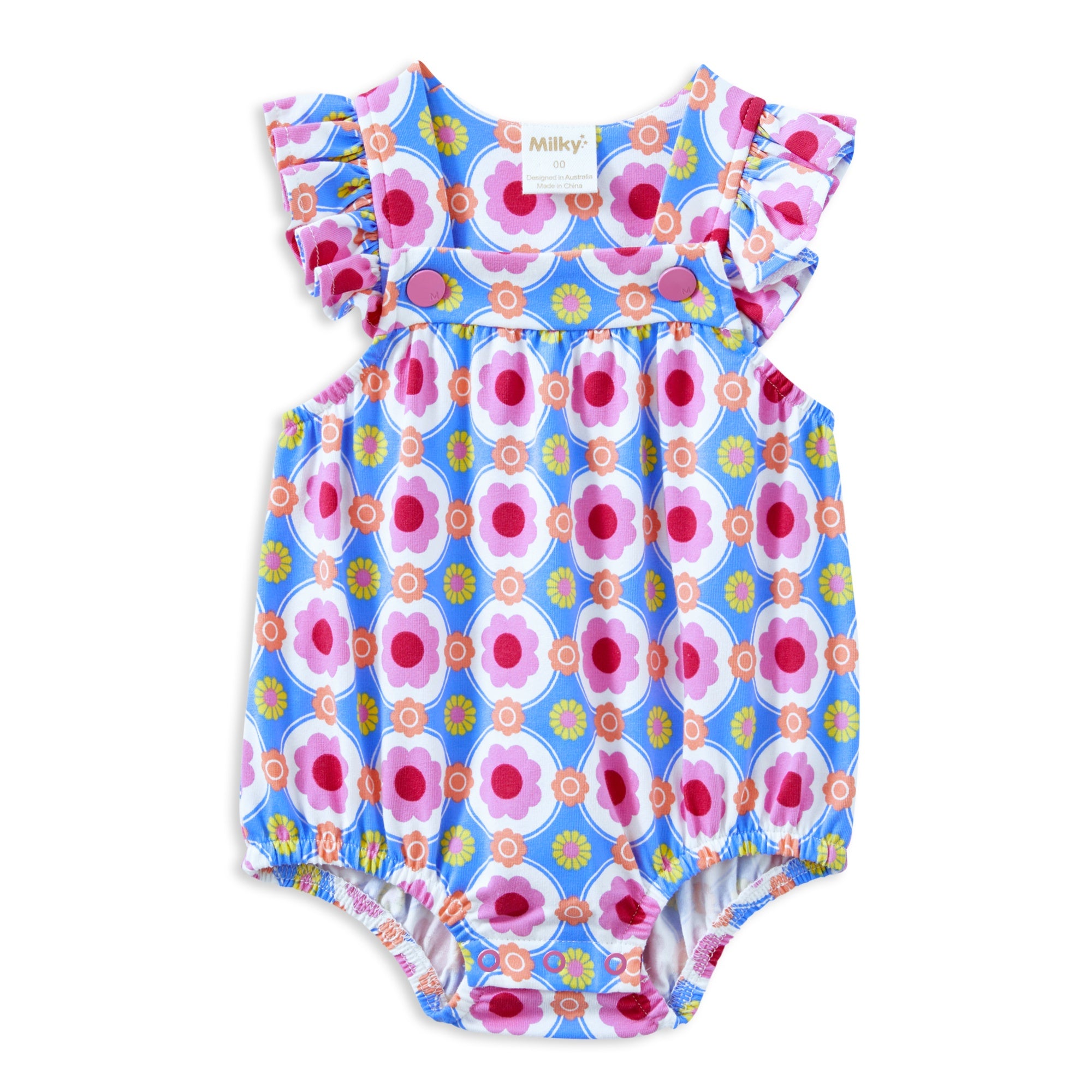 Milky Retro Vibe Playsuit