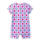 Retro Vibe Zip Romper