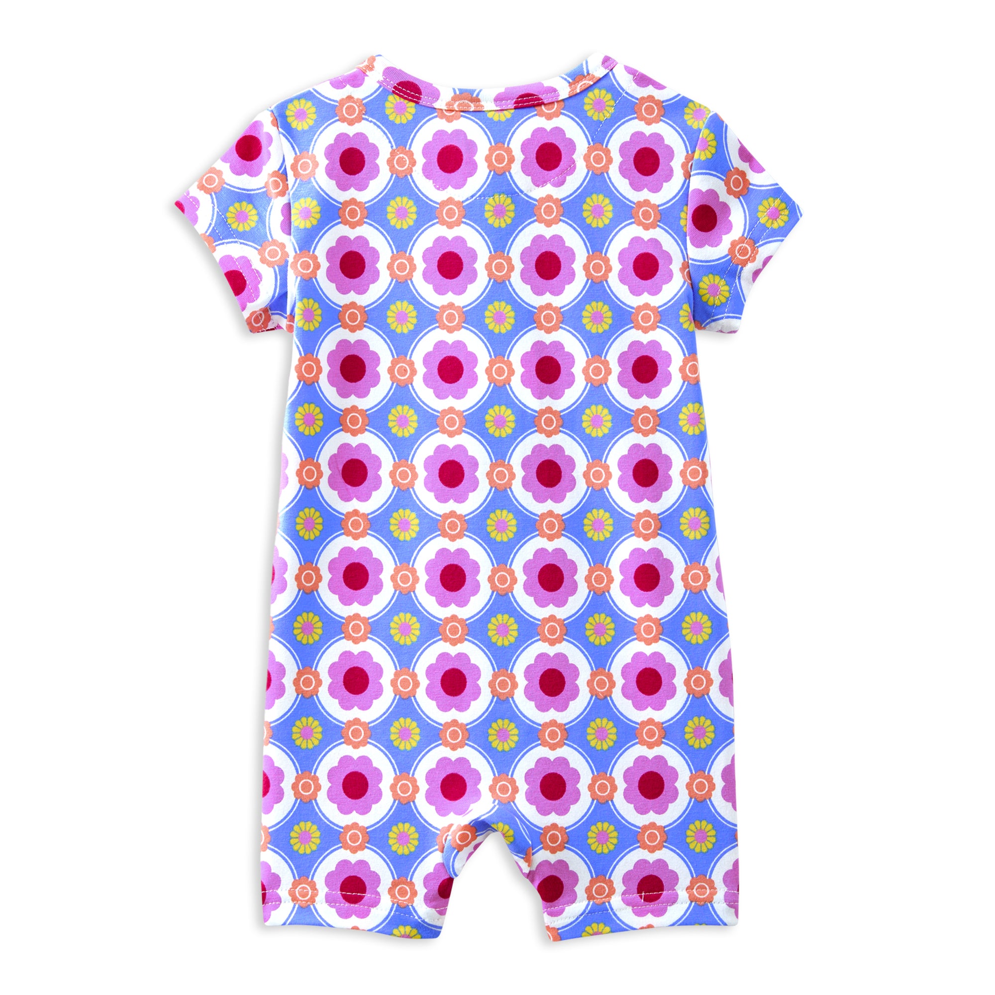 Milky Retro Vibe Zip Romper