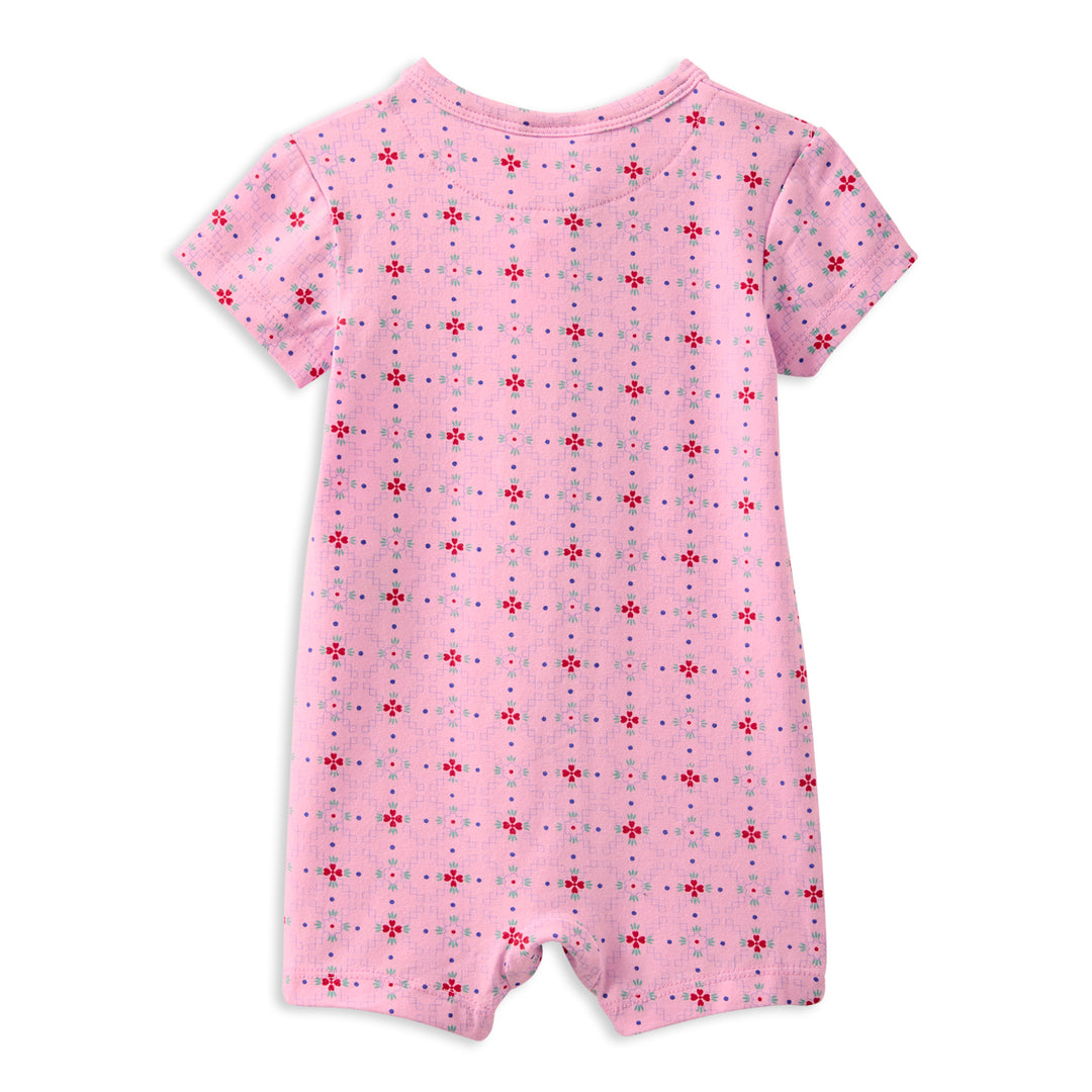 Milky Fleur Zip Romper