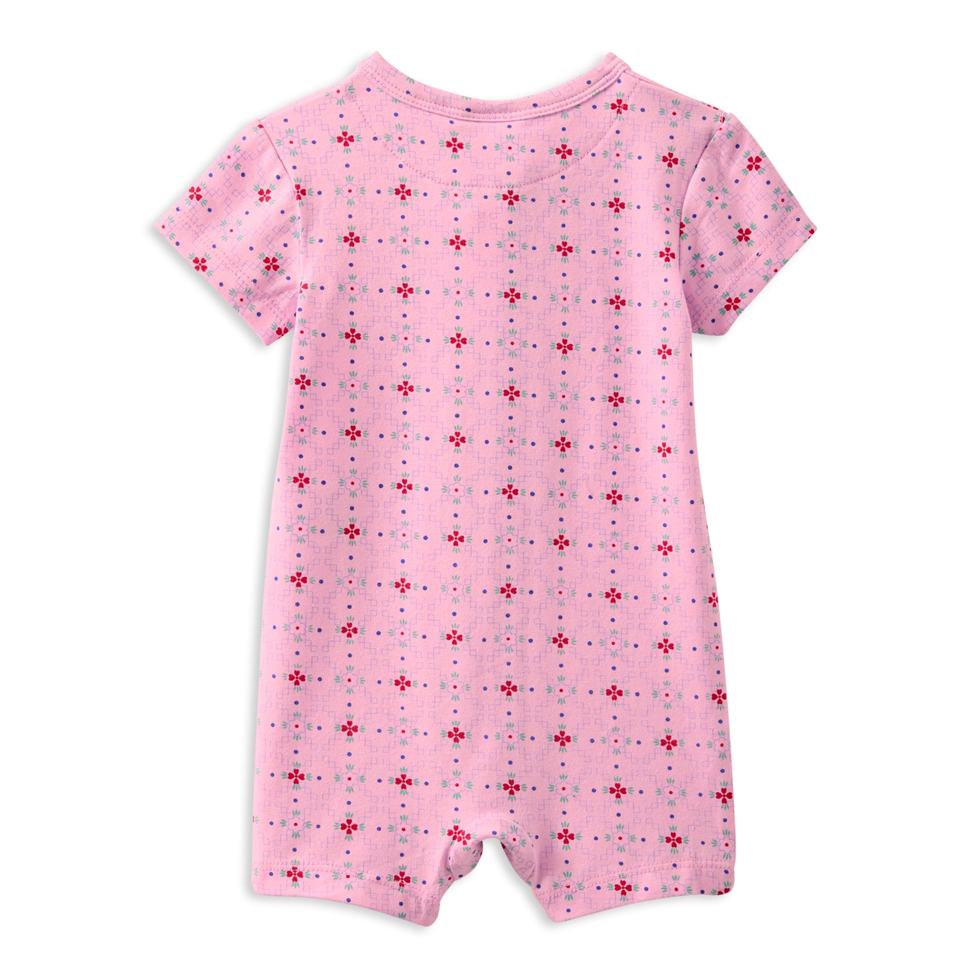 Milky Fleur Zip Romper