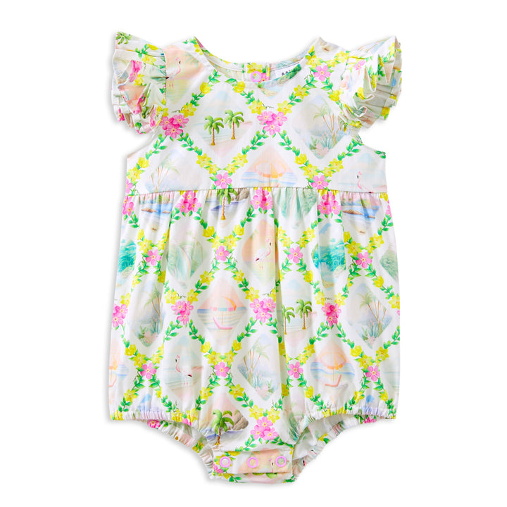 Milky Aloha Playsuit