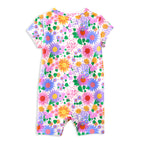 Sunshine Floral Zip Romper