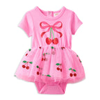 Milky Cherry Tutu Baby Dress