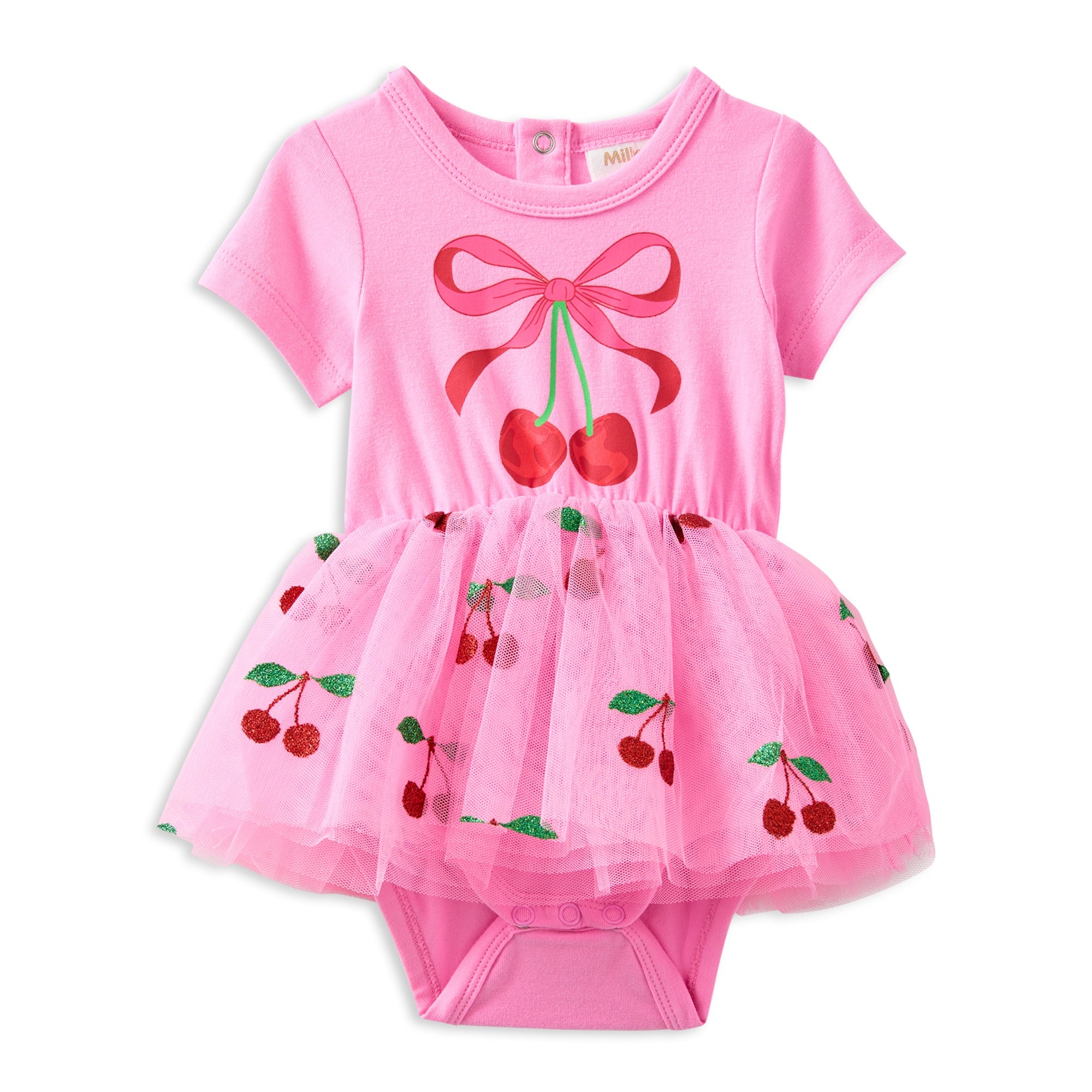 Milky Cherry Tutu Baby Dress