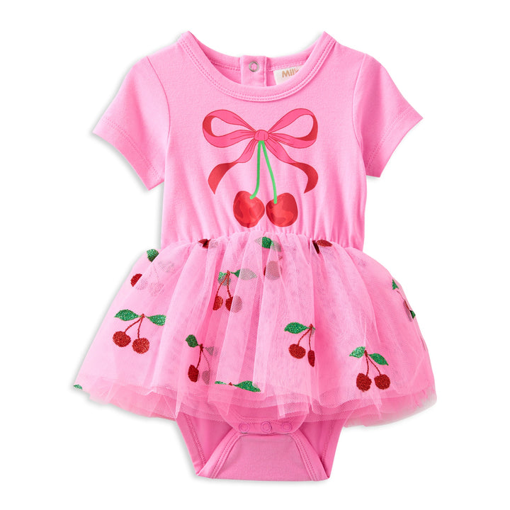 Milky Cherry Tutu Baby Dress