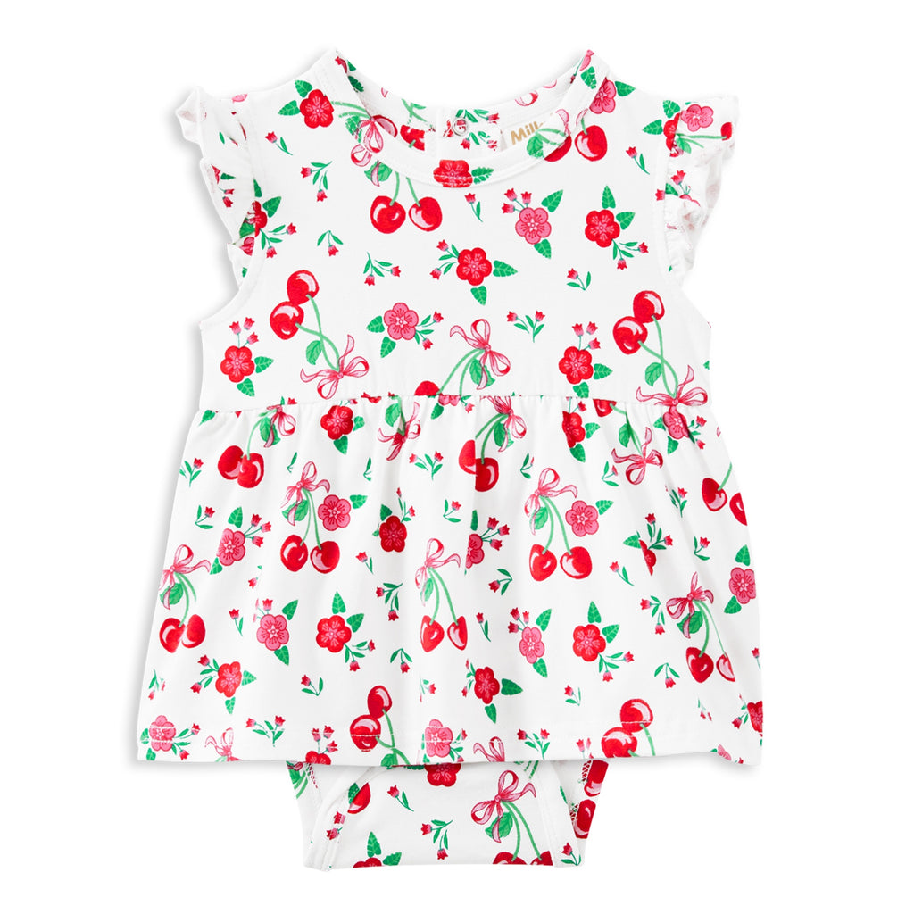 Milky Sweet Cherry Baby Dress