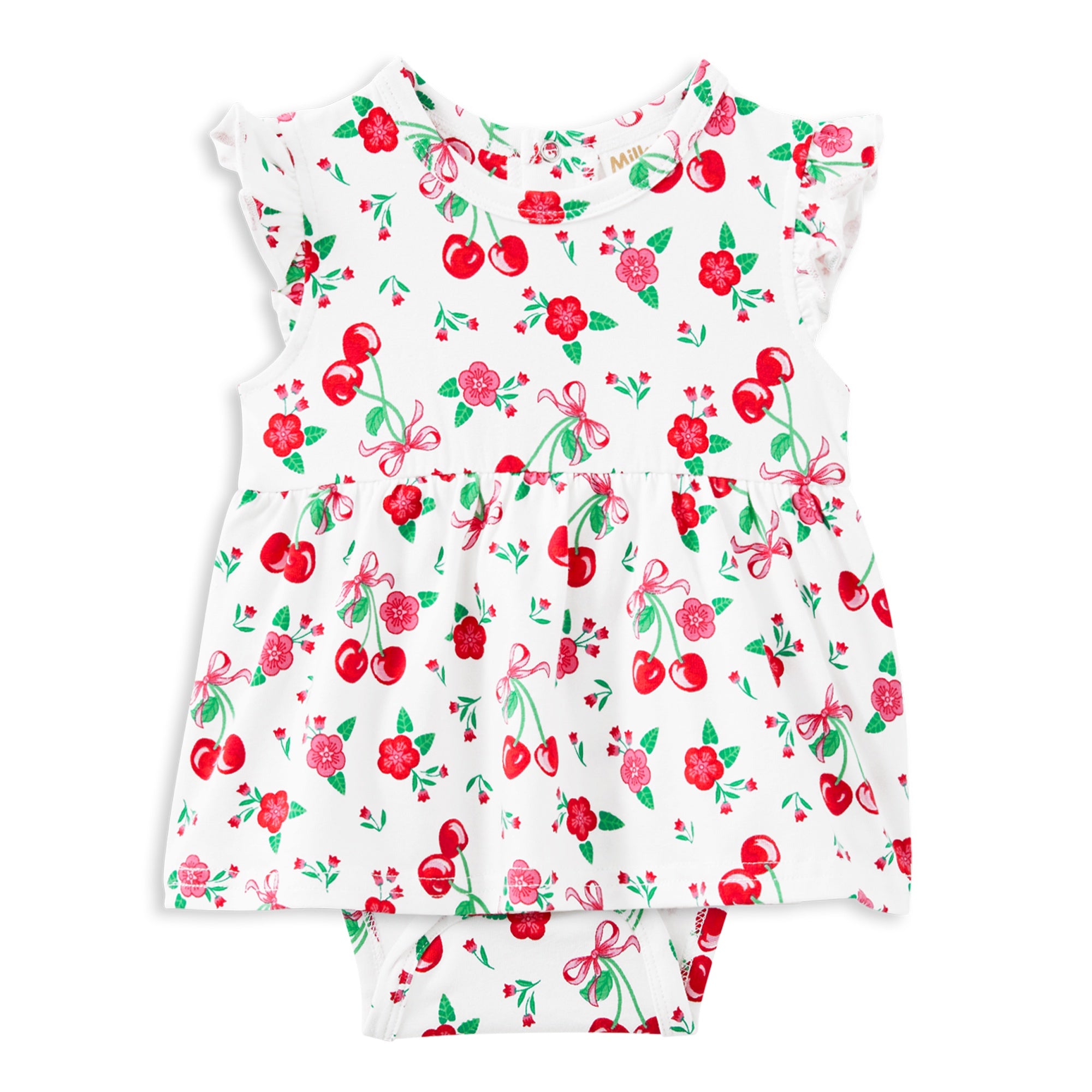 Milky Sweet Cherry Baby Dress