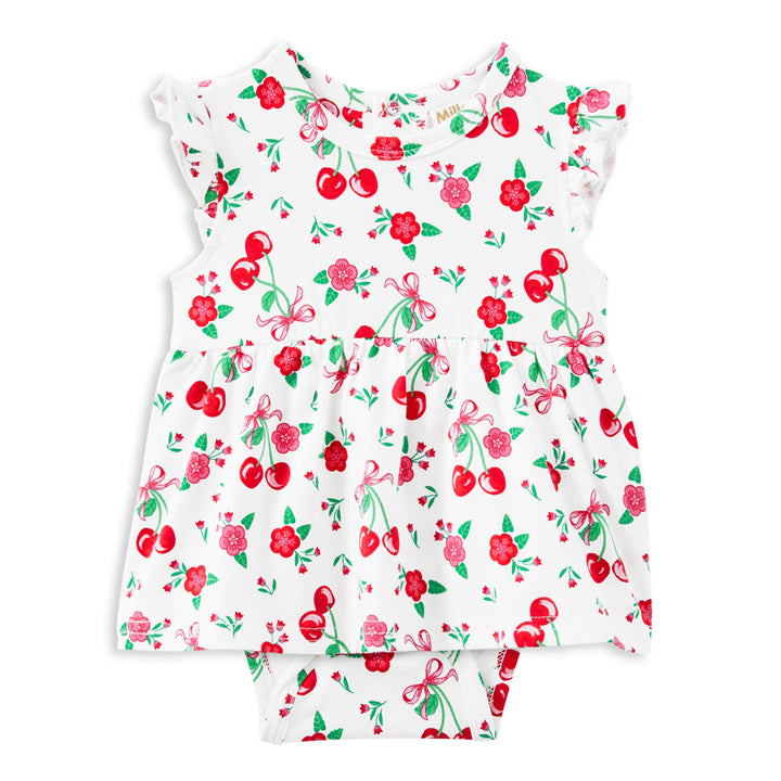 Milky Sweet Cherry Baby Dress