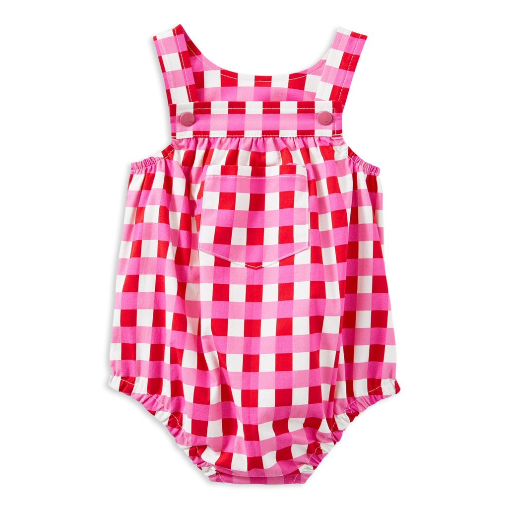 Milky Lollipop Check Playsuit