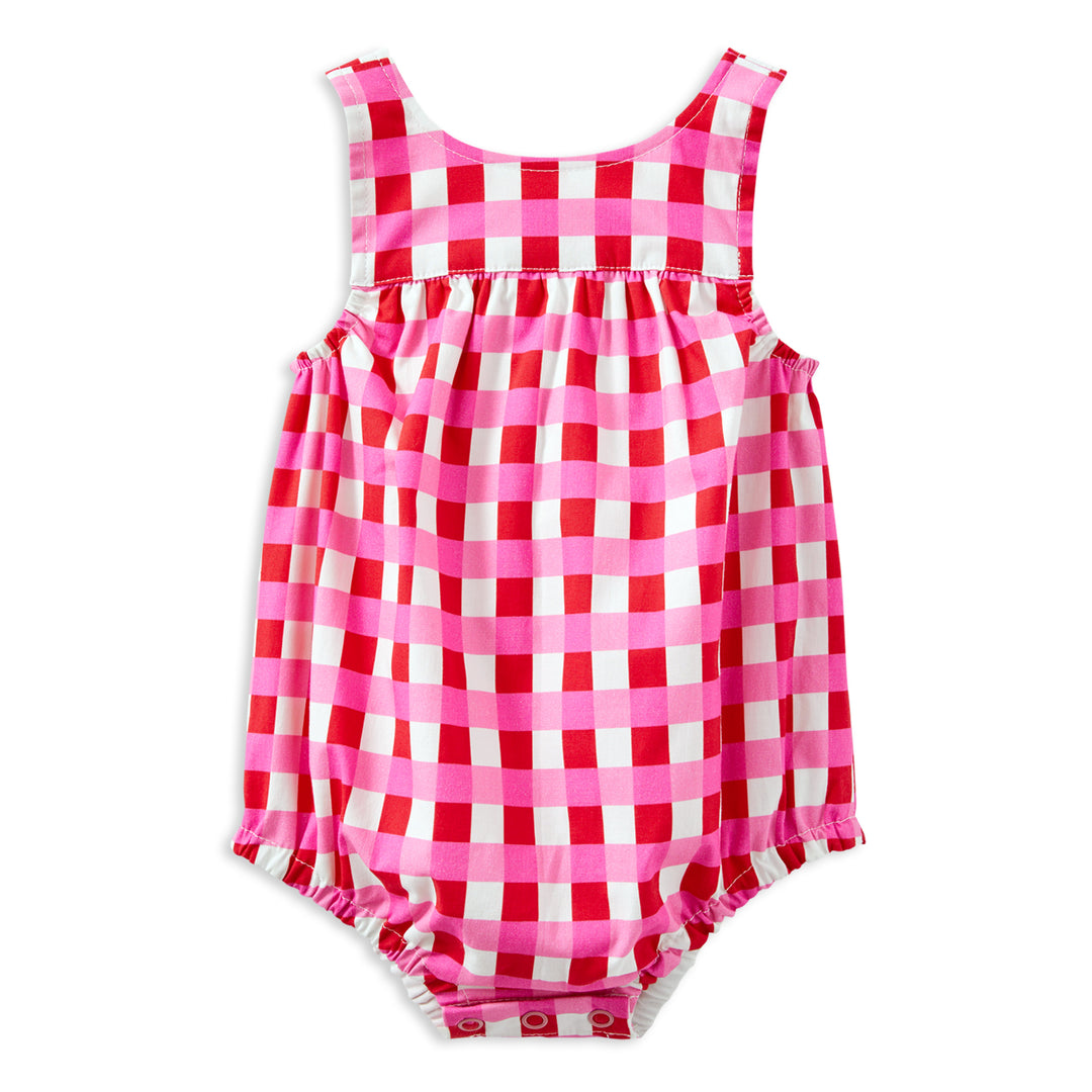 Milky Lollipop Check Playsuit