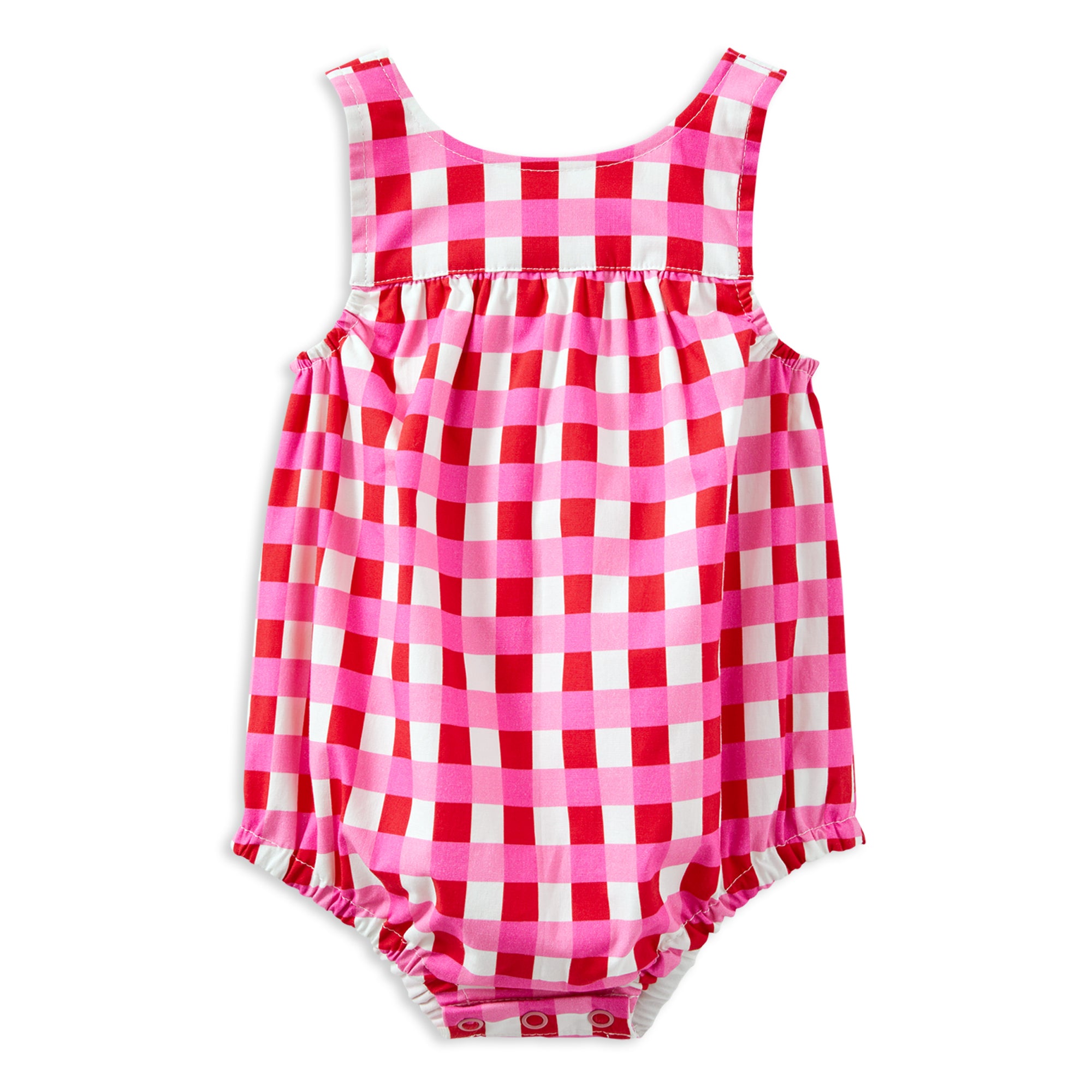 Milky Lollipop Check Playsuit