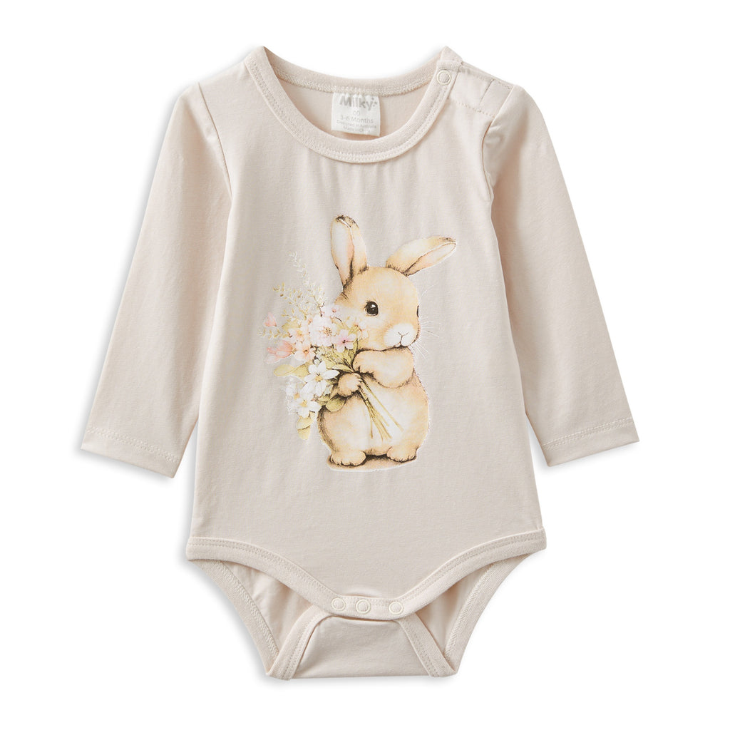 Milky Bunny Bouquet Bubbysuit