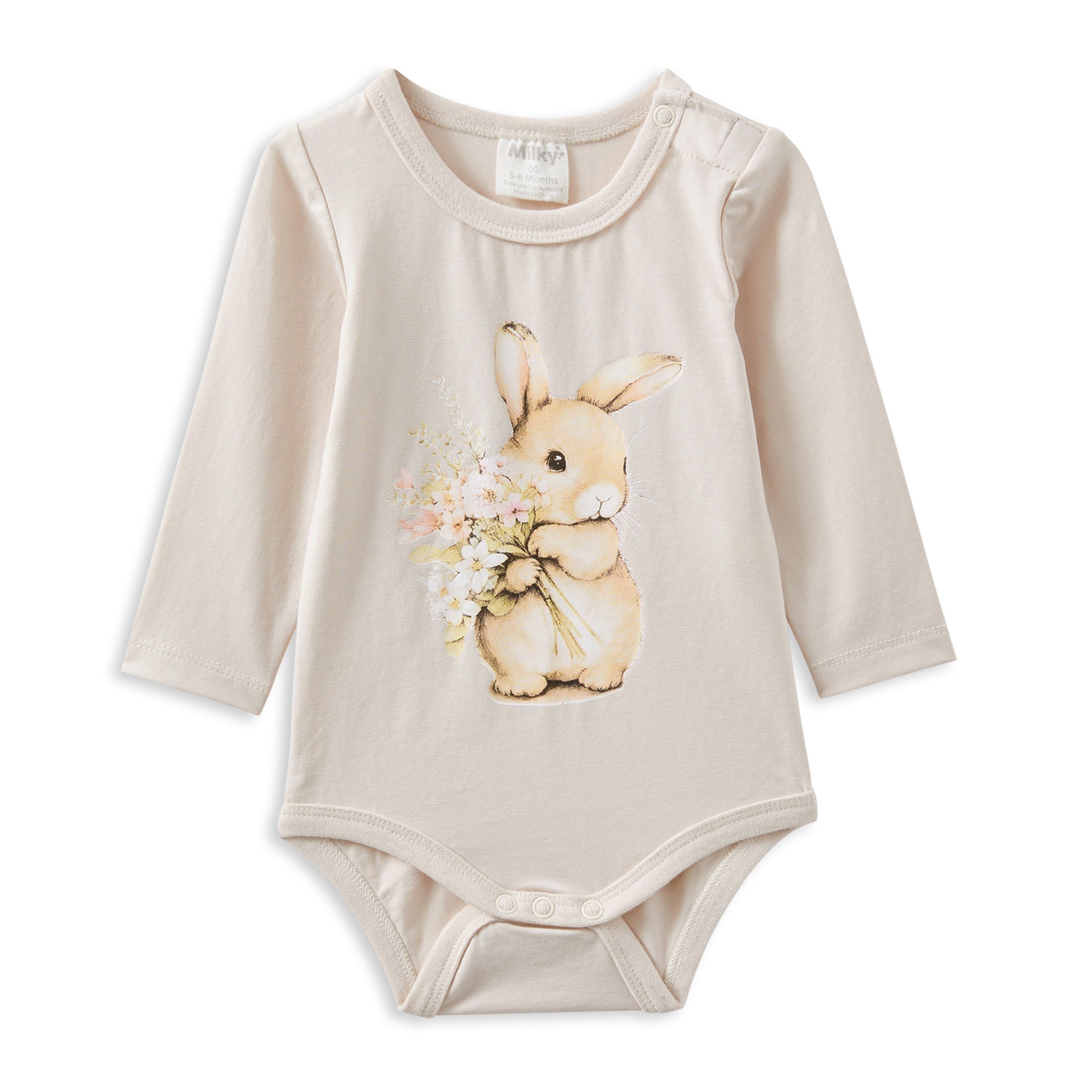 Milky Bunny Bouquet Bubbysuit