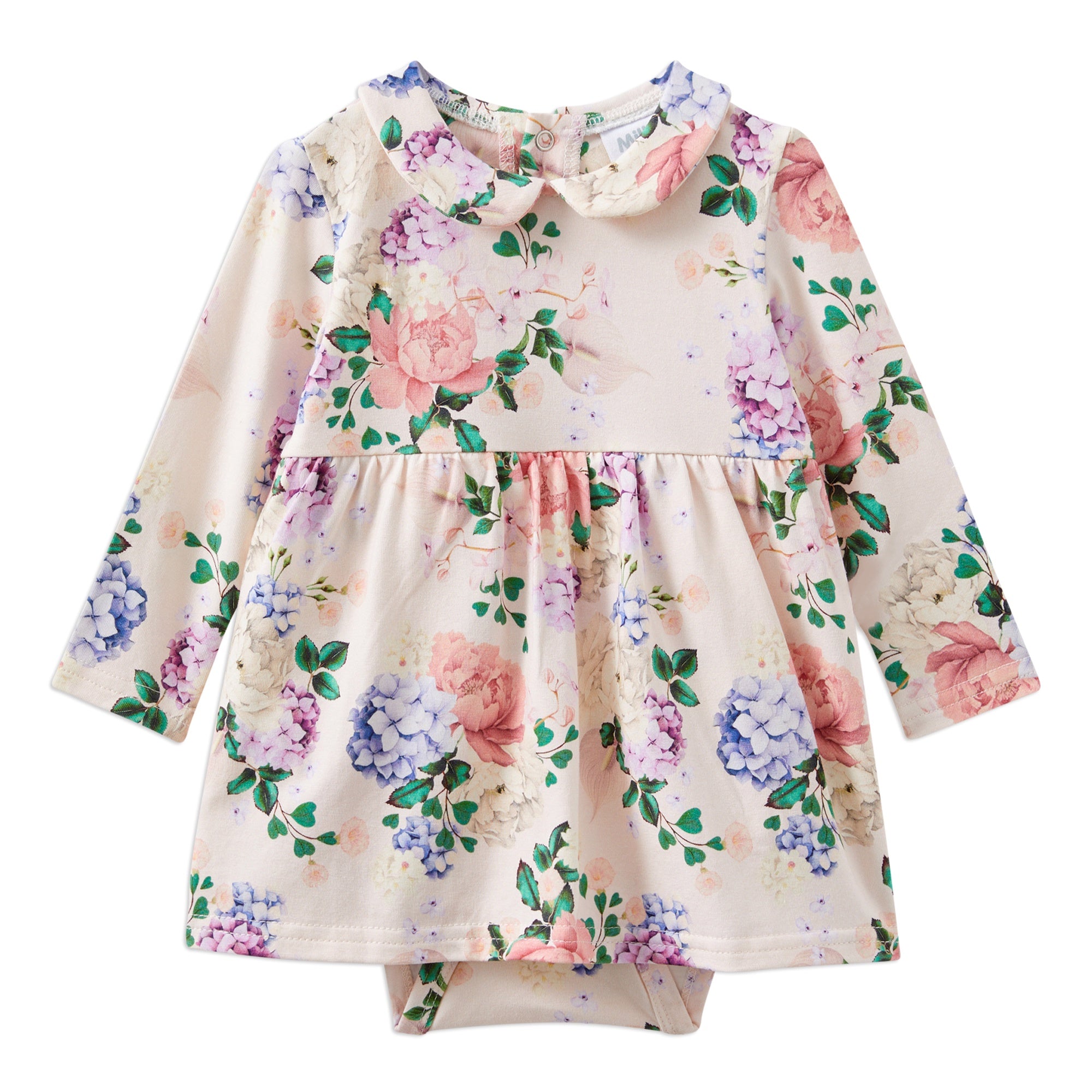 Milky Hydrangea Baby Dress