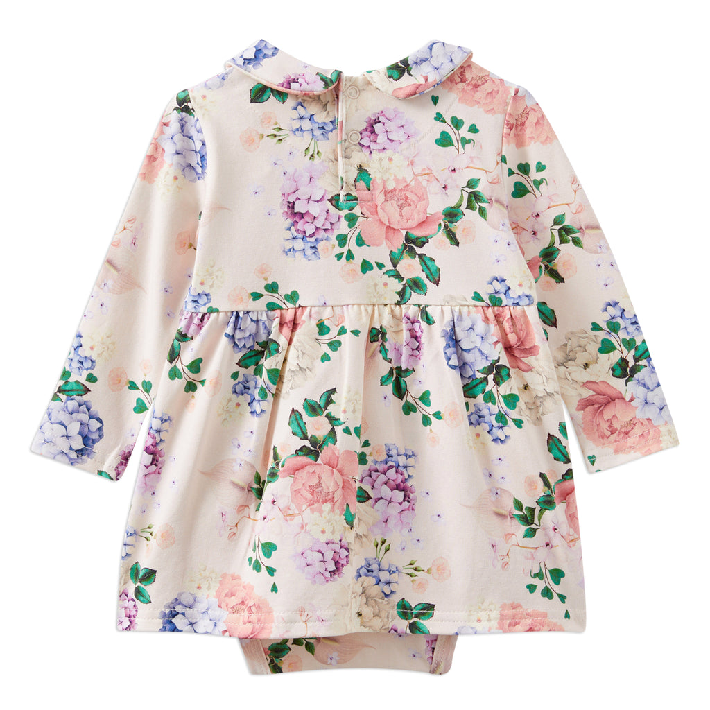 Milky Hydrangea Baby Dress