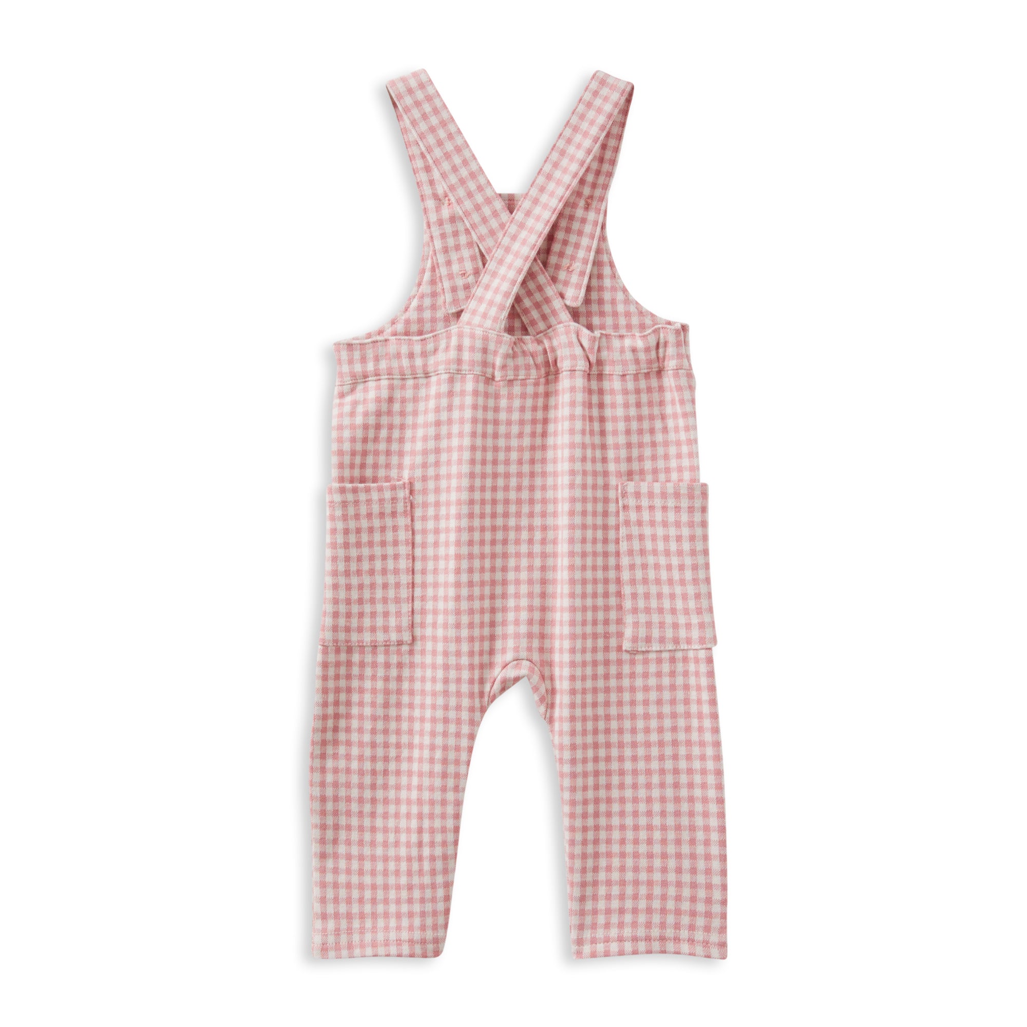 Milky Rose Check Overall