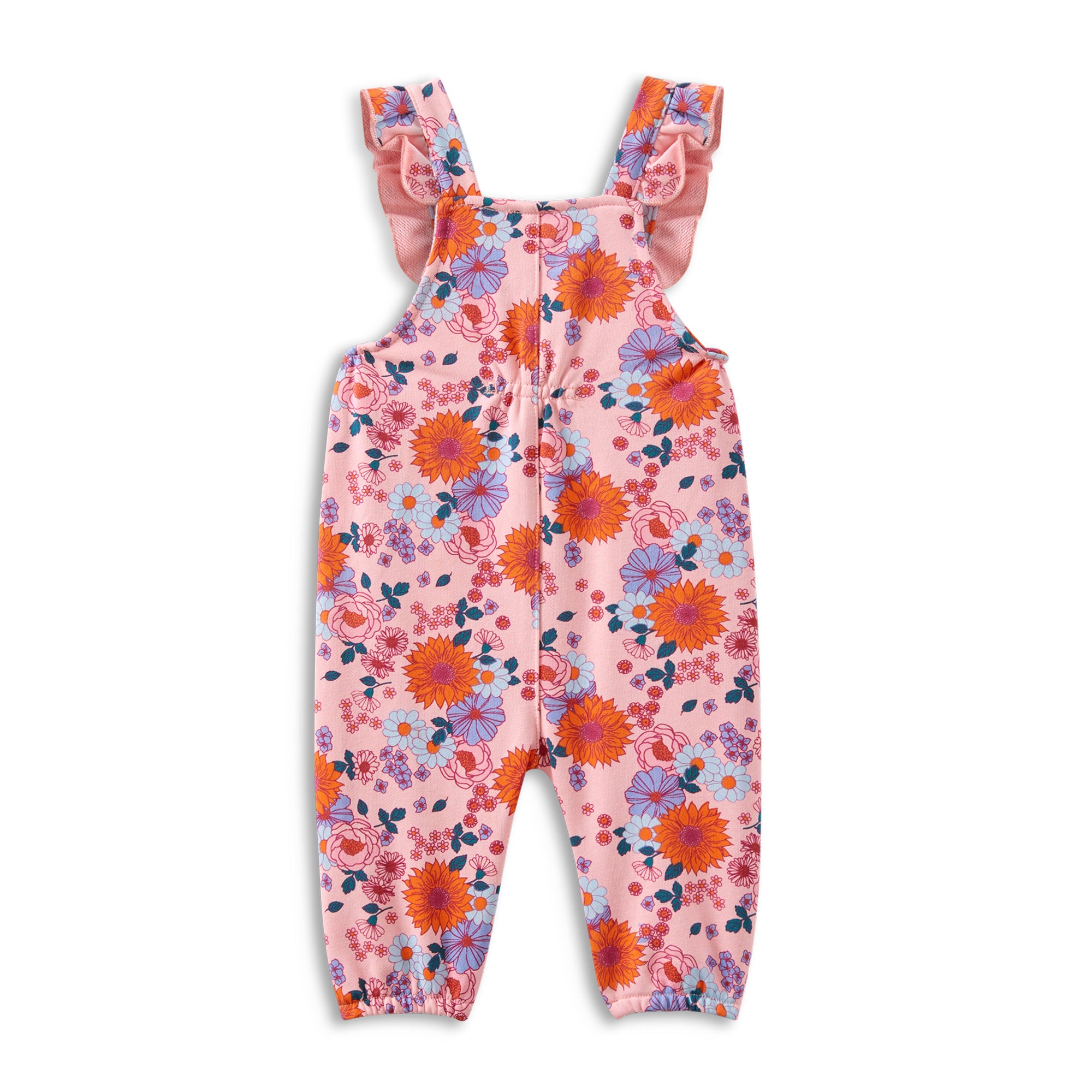 Milky Sunflower Fleece Overall