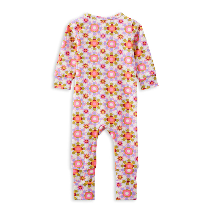 Milky Sorbet Retro Zip Romper
