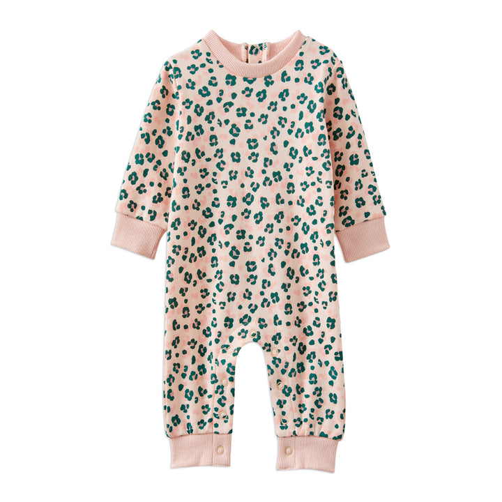 Milky Leopard Fleece Romper