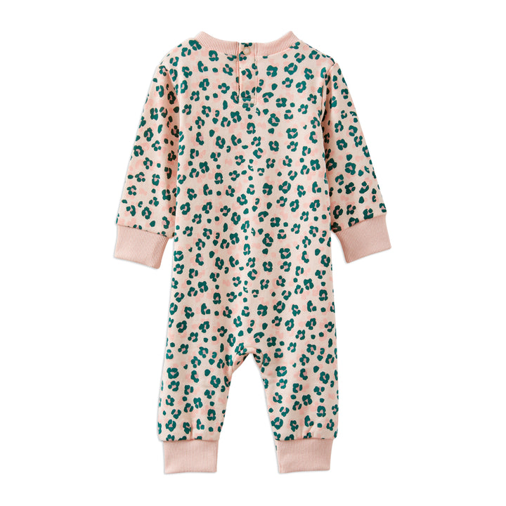 Milky Leopard Fleece Romper
