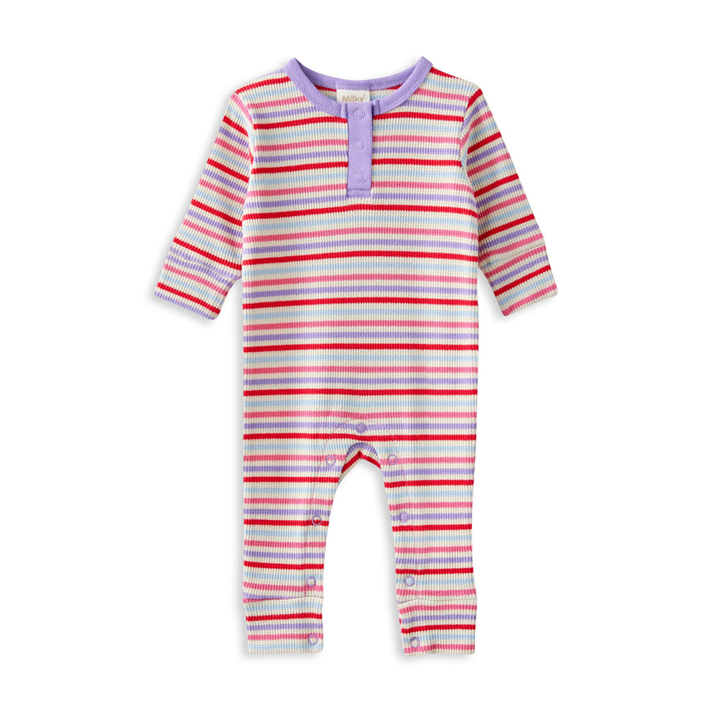 Jellybean Waffle Romper