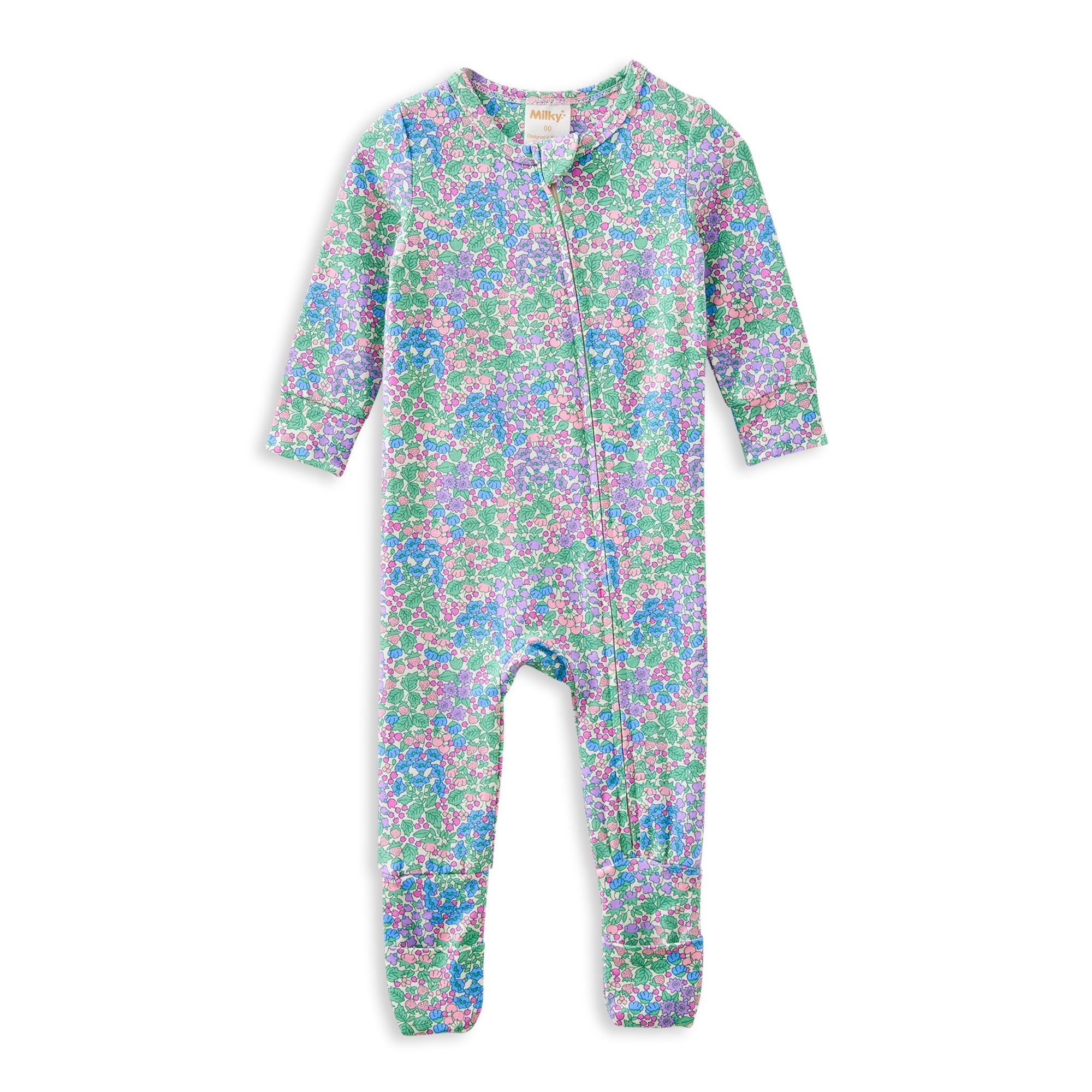 Forget Me Not Zip Romper