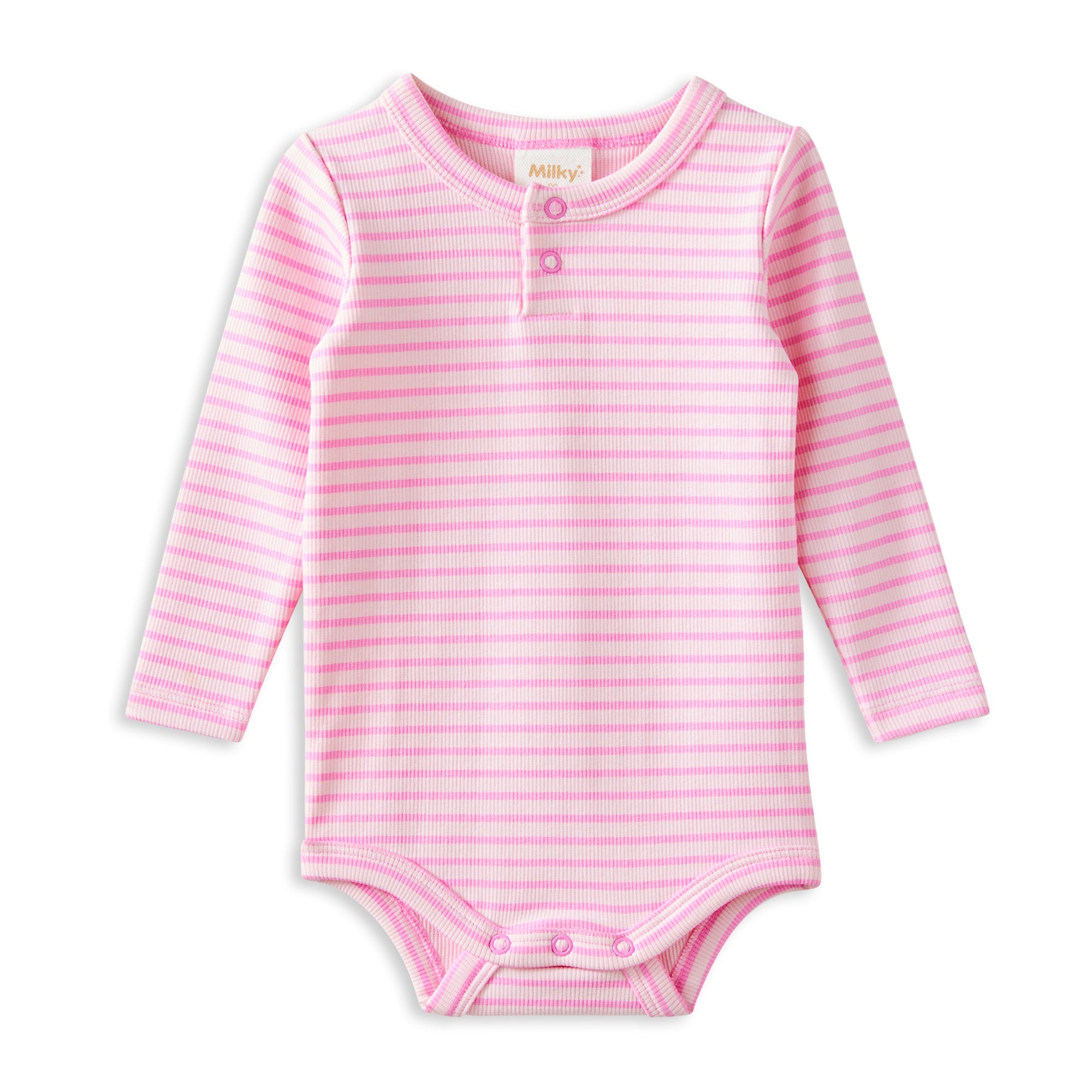 Tickled Pink Stripe Bubbysuit