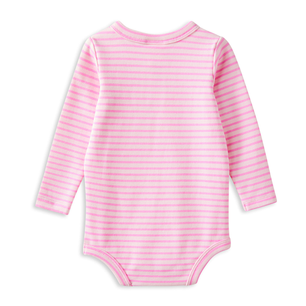 Tickled Pink Stripe Bubbysuit