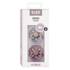 Boheme Pacifier 2 Pack - Fossil Grey/Mauve