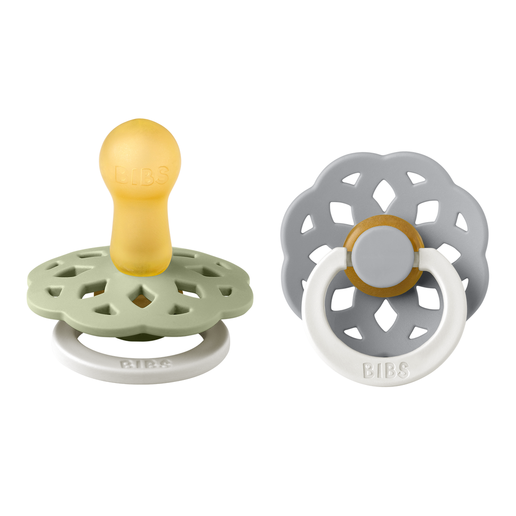Boheme GLOW Pacifier 2 Pack - Sage/Cloud