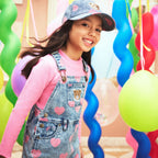 Dreamy Denim Hearts Pinafore