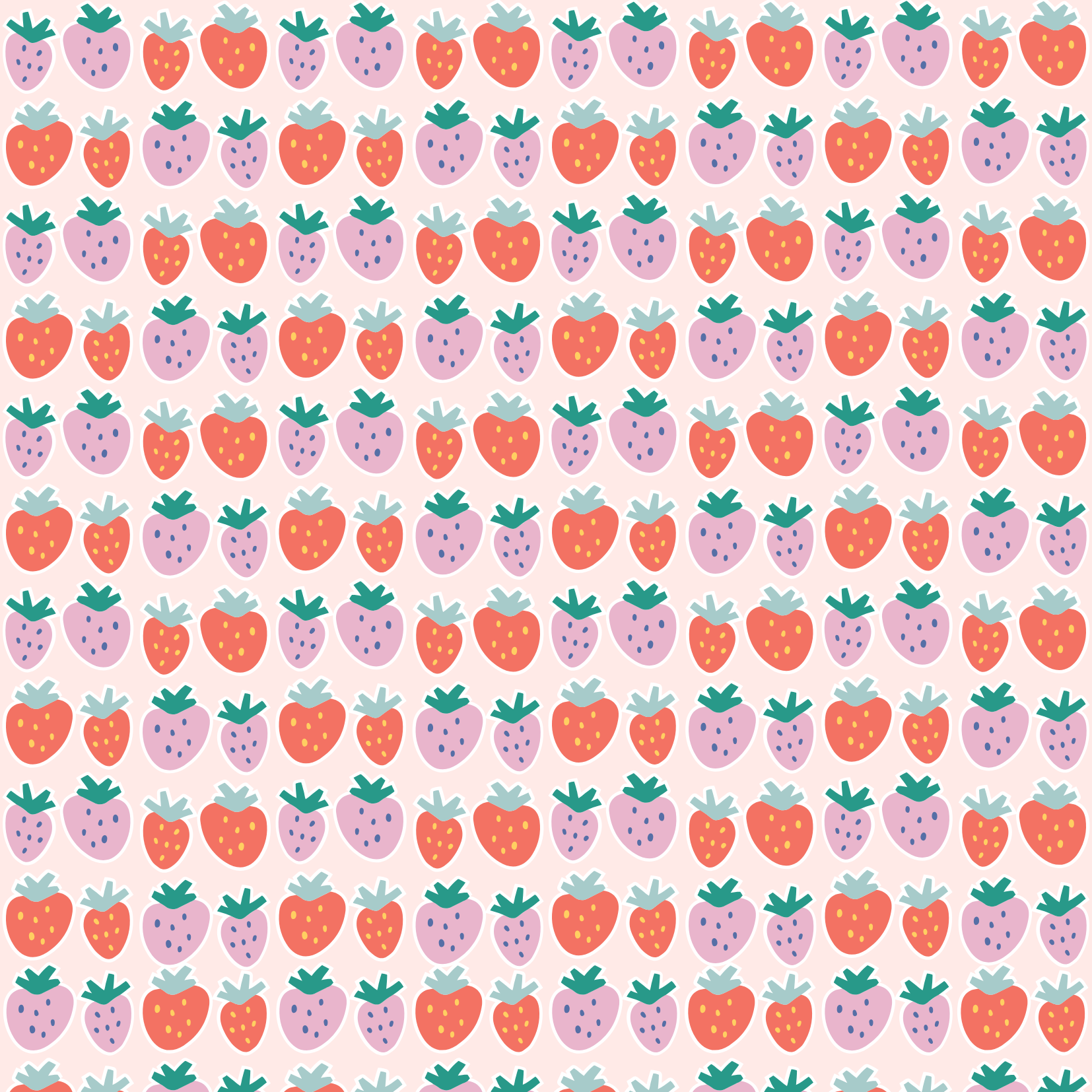 Greeting Card - Strawberries