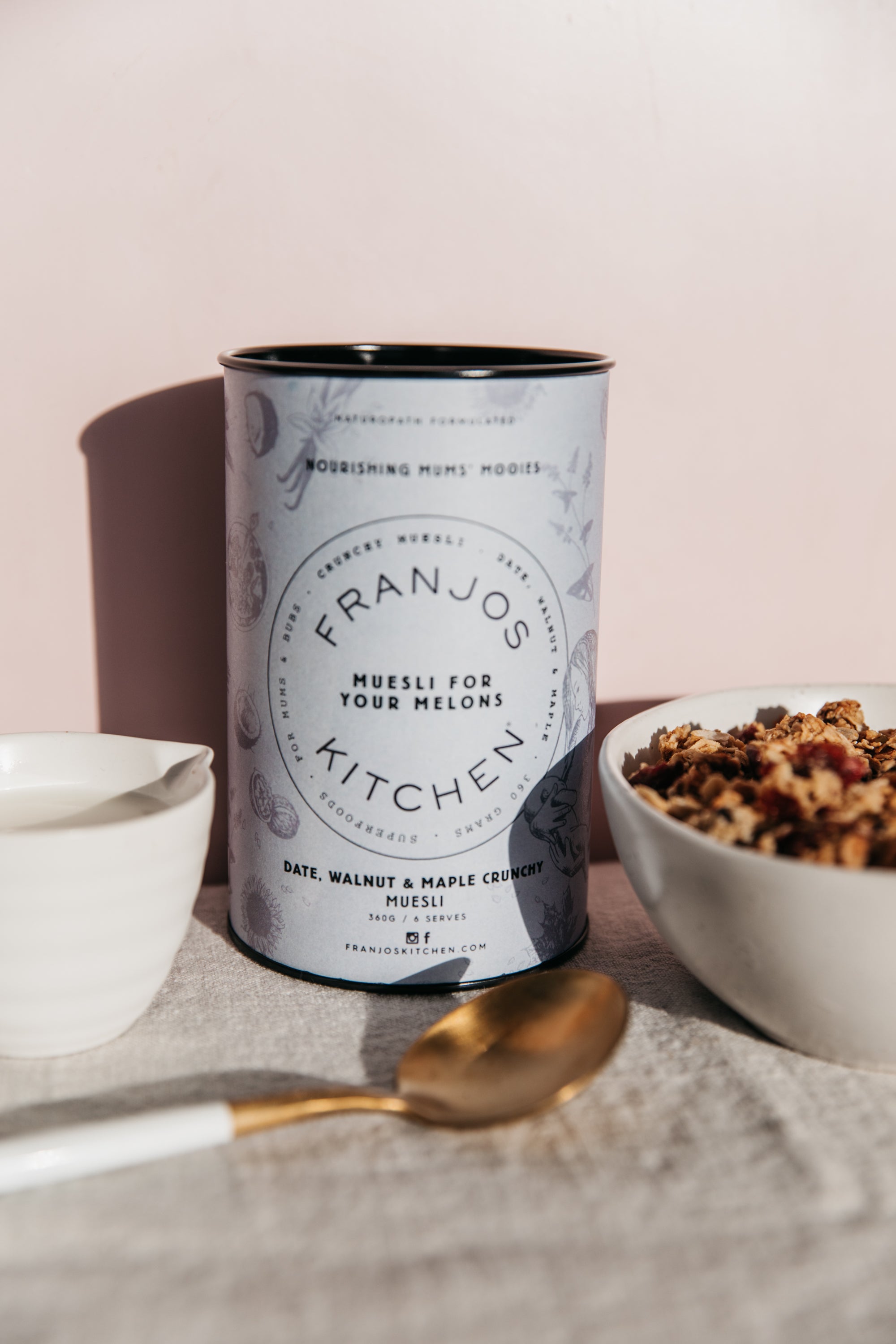 Tanker Topper Muesli - Date Walnut and Maple