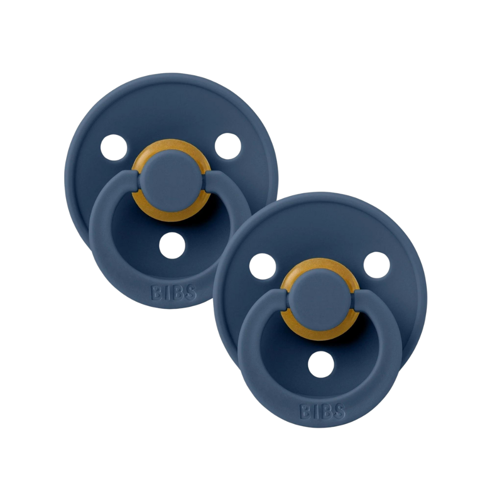 Colour Pacifier 2 Pack - Steel