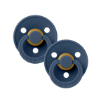 Colour Pacifier 2 Pack - Steel