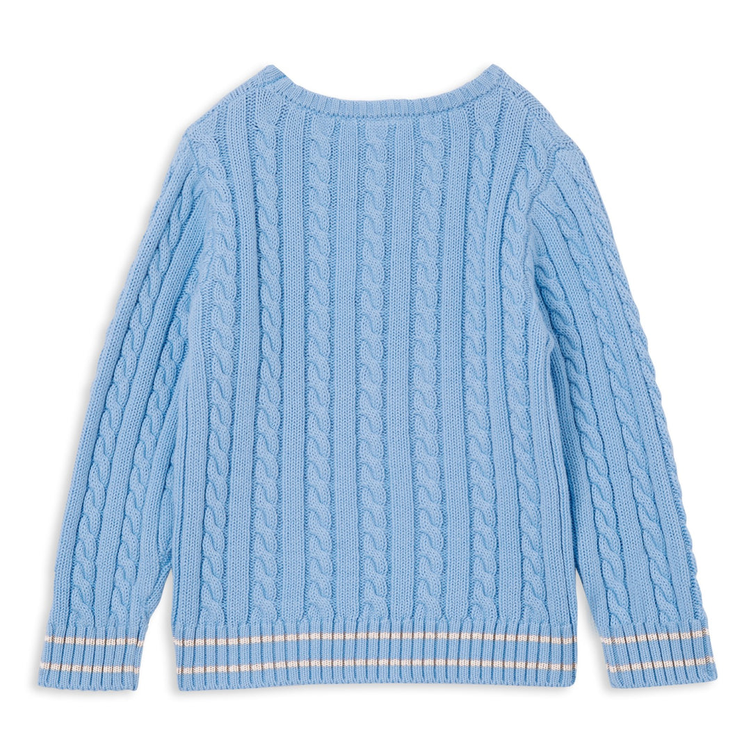 Milky Cable Knit Jumper - Cornflower