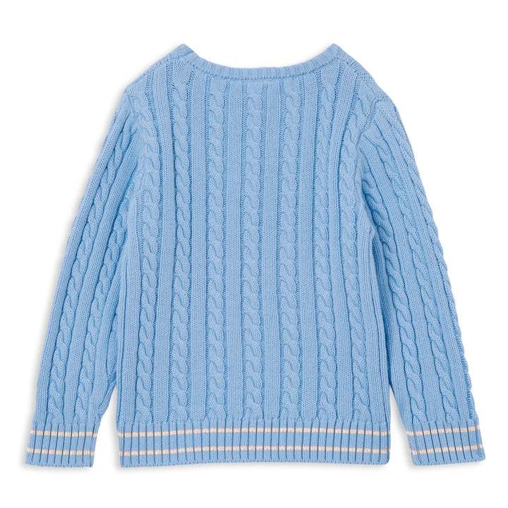 Milky Cable Knit Jumper - Cornflower